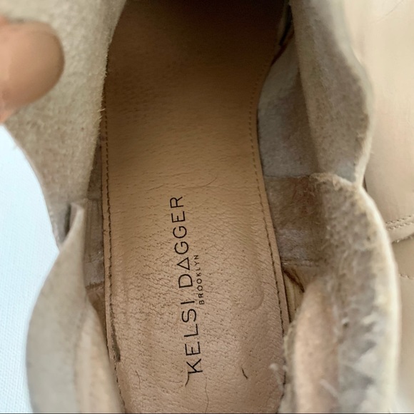 Kelsi Dagger Cream Low Booties - Picture 8 of 11